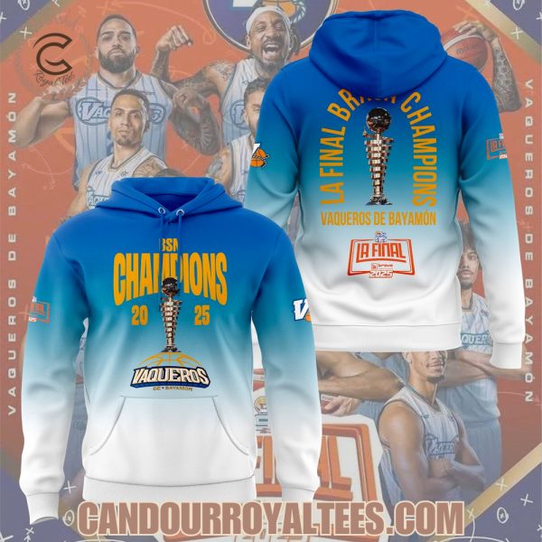 Vaqueros de Bayamon Champions Baloncesto Superior Nacional 2025 Tshirt, Hoodie