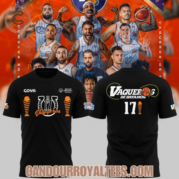 Vaqueros de Bayamón Tshirt Champions BSN x17 Tshirt