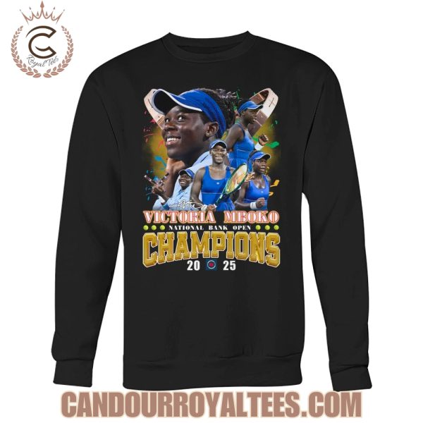 Victoria Mboko National Bank Open Champions 2025 T-Shirt