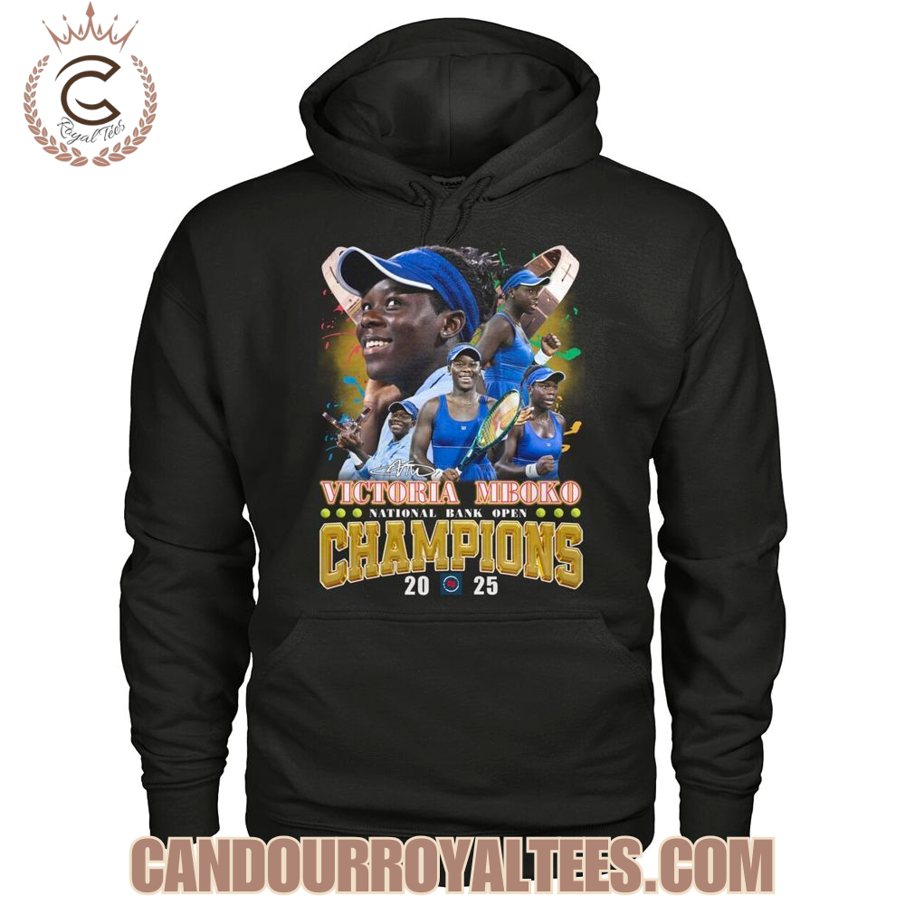 Victoria Mboko National Bank Open Champions 2025 T-Shirt Victoria Mboko National Bank Open Champions 2025 T-Shirt