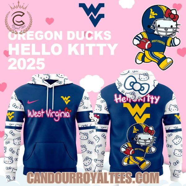West Virginia Mountaineers x Hello Kitty 2025 Hoodie