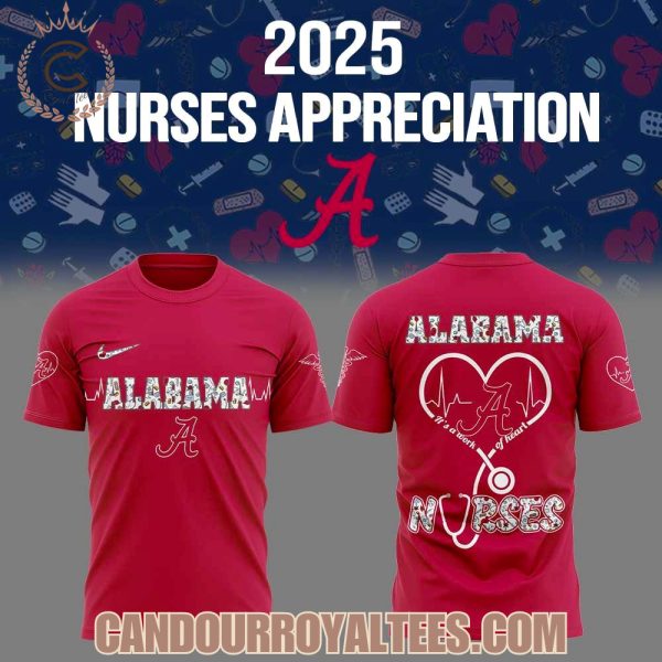 Alabama Crimson Tide x Nurses Appreciation 2025 Hoodie