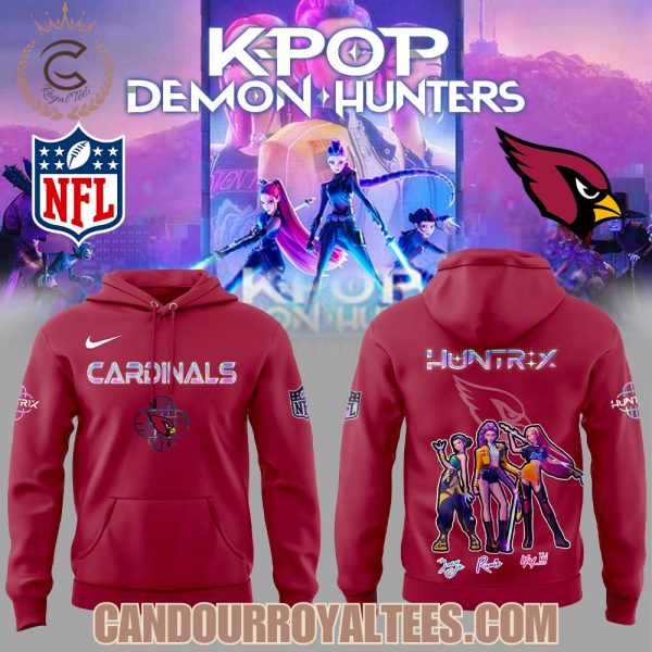 Arizona Cardinals x K-pop Demon Hunters Hoodie