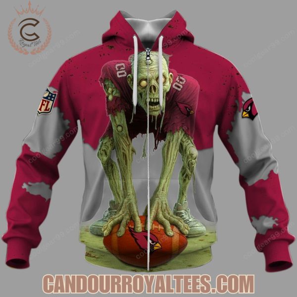 Arizona Cardinals Zombie Halloween Design Hoodie