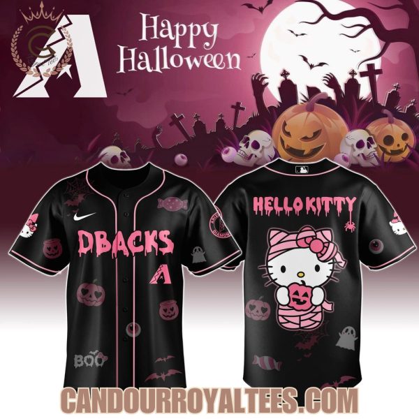 Arizona Diamondbacks x Hello Kitty Cosplay Halloween Jersey