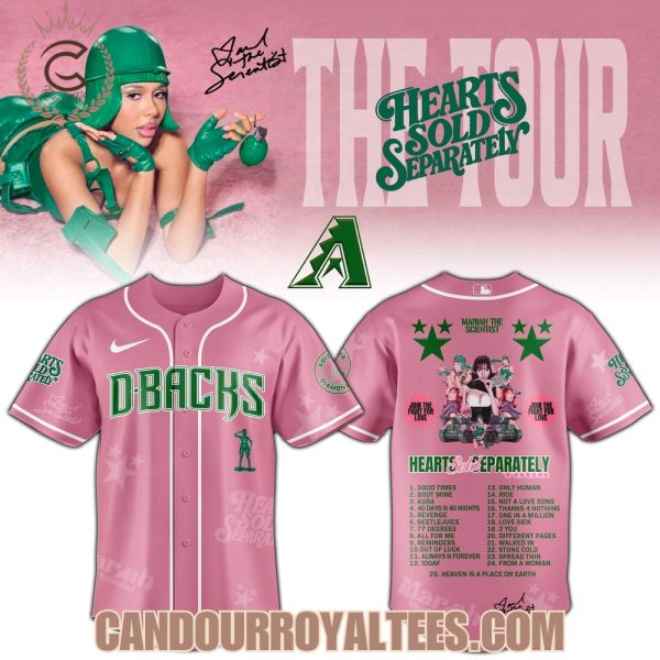 Arizona Diamondbacks x Mariah the Scientist Hearts Sold Separately Tour Jersey