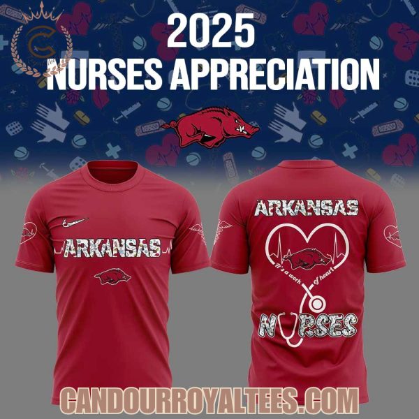 Arkansas Razorbacks x Nurses Appreciation 2025 Hoodie
