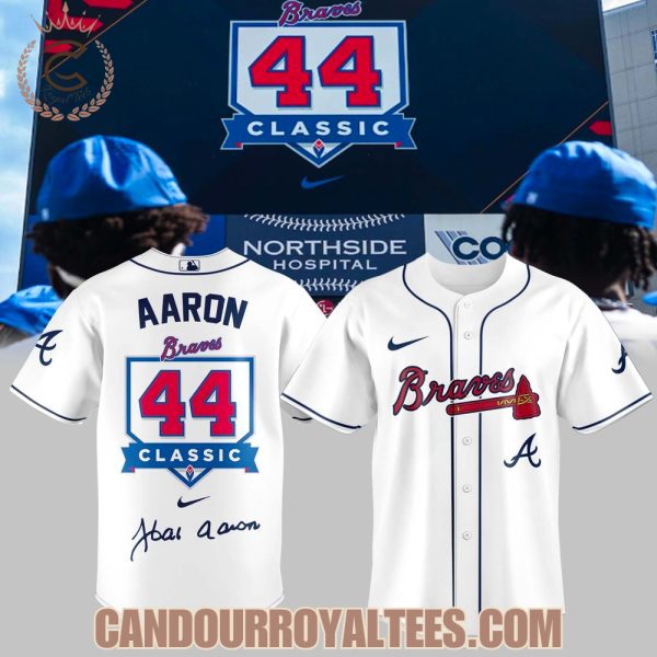 Atlanta Braves – Hank Aaron 44 Classic Jersey