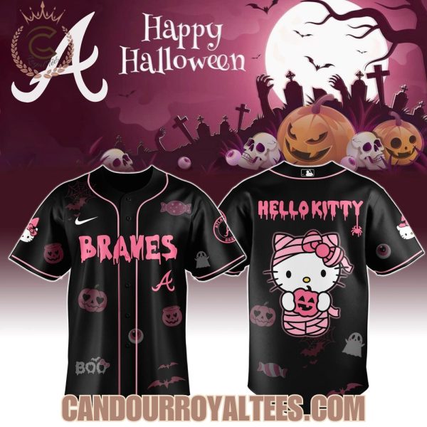 Atlanta Braves x Hello Kitty Cosplay Halloween Jersey