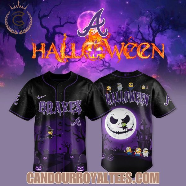 Atlanta Braves x Minions Halloween Night Jersey
