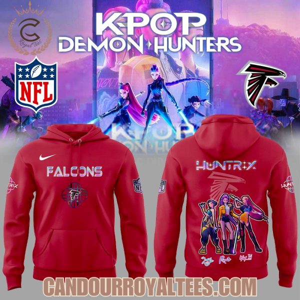 Atlanta Falcons x K-pop Demon Hunters Hoodie