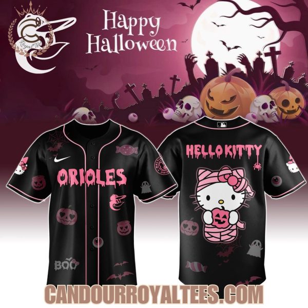 Baltimore Orioles x Hello Kitty Cosplay Halloween Jersey