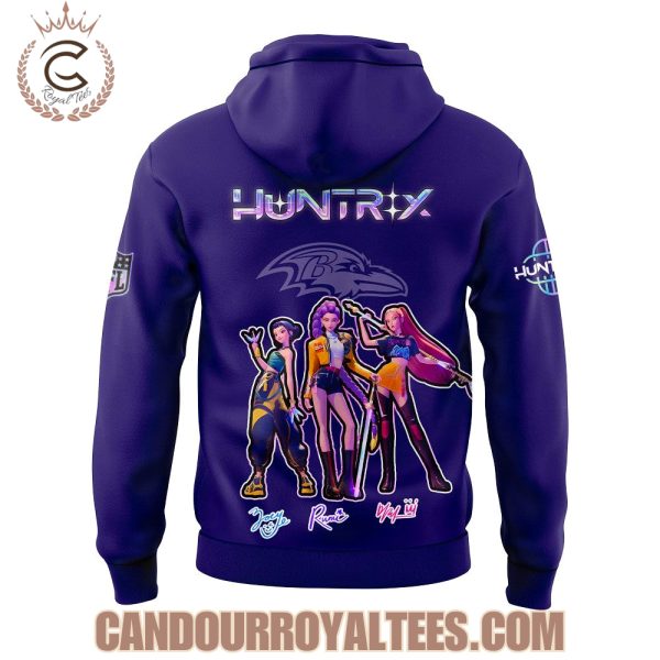 Baltimore Ravens x K-pop Demon Hunters Hoodie