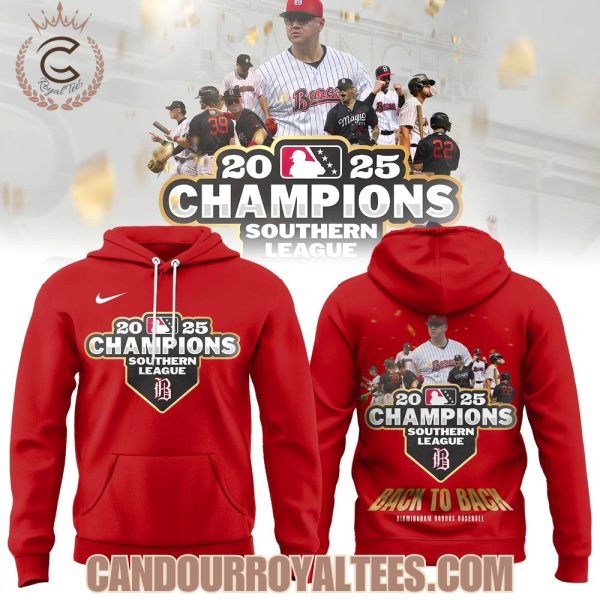 Birmingham Barons 2025 Champions Southern League Hoodie