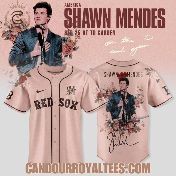 Boston Red Sox x Shawn Mendes On The Road Again Tour Baseball Jersey