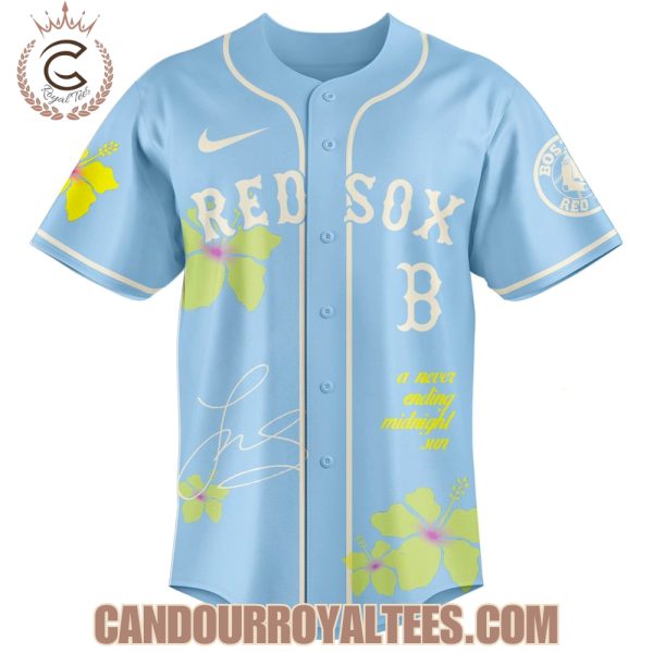 Boston Red Sox x Zara Larsson Midnight Sun Tour 2025 Jersey