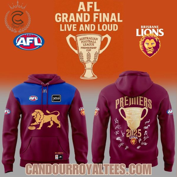 Brisbane Lions AFL Premiers 2025 Tshirt, Hoodie