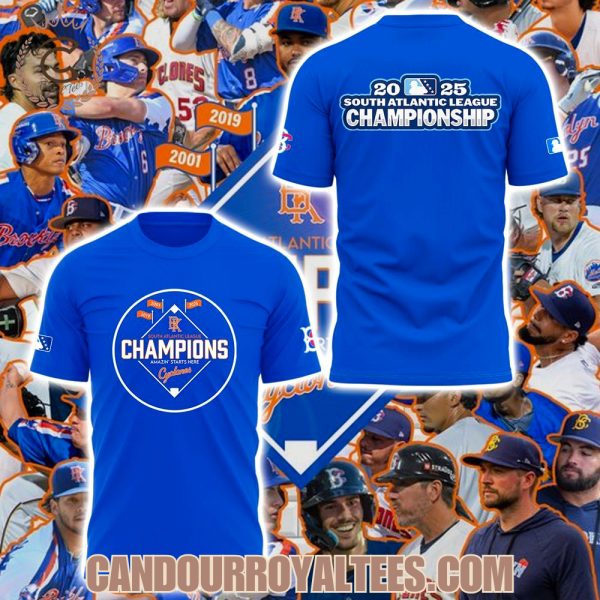 Brooklyn Cyclones South Atlantic League Champions 2025 Tshirt