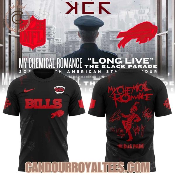 Buffalo Bills My Chemical Romance Tour 2025 Combo Signature Shirt