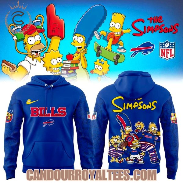 Buffalo Bills x The Simpsons Family Hoodie