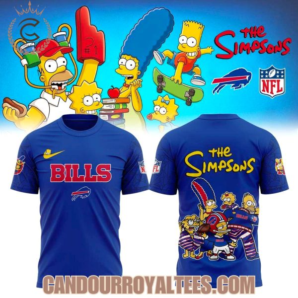 Buffalo Bills x The Simpsons Family Hoodie