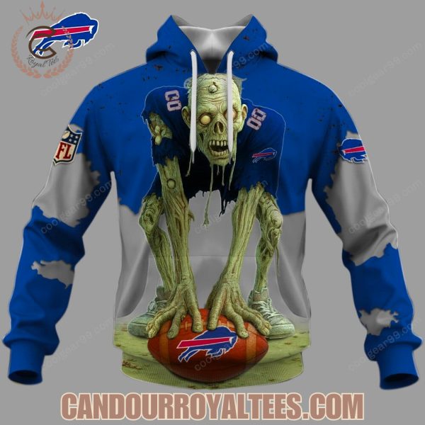 Buffalo Bills Zombie Halloween Design Hoodie