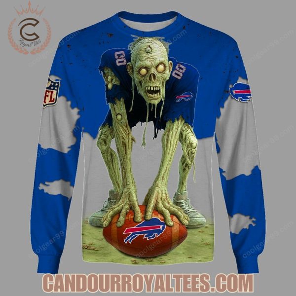 Buffalo Bills Zombie Halloween Design Hoodie