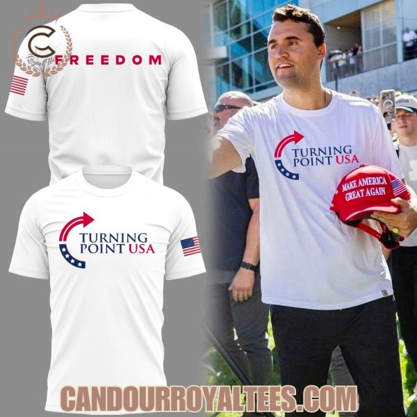 Charlie Kirk Freedom Turning Point USA Tshirt