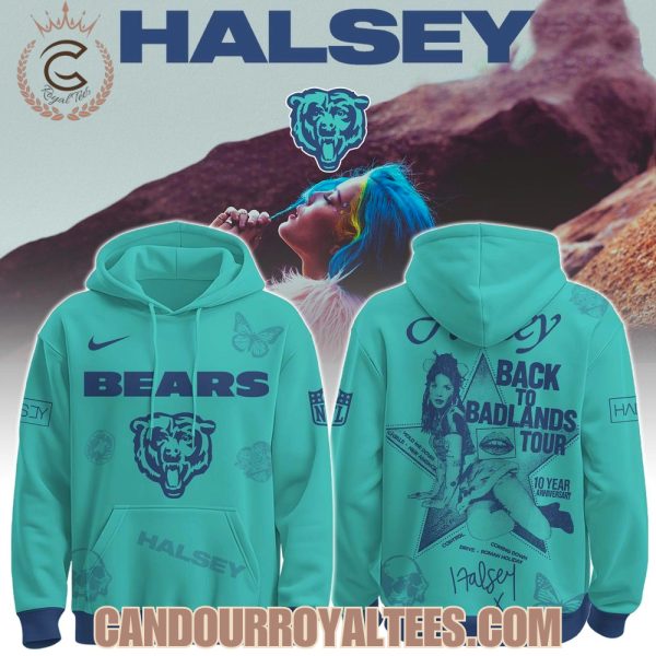 Chicago Bears x Halsey Back to Badlands Tour Hoodie