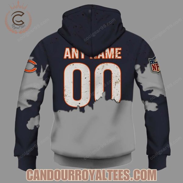 Chicago Bears Zombie Halloween Design Hoodie