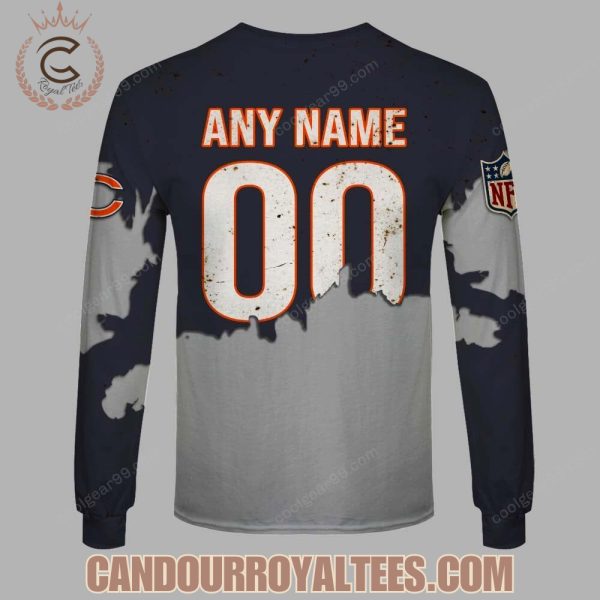Chicago Bears Zombie Halloween Design Hoodie