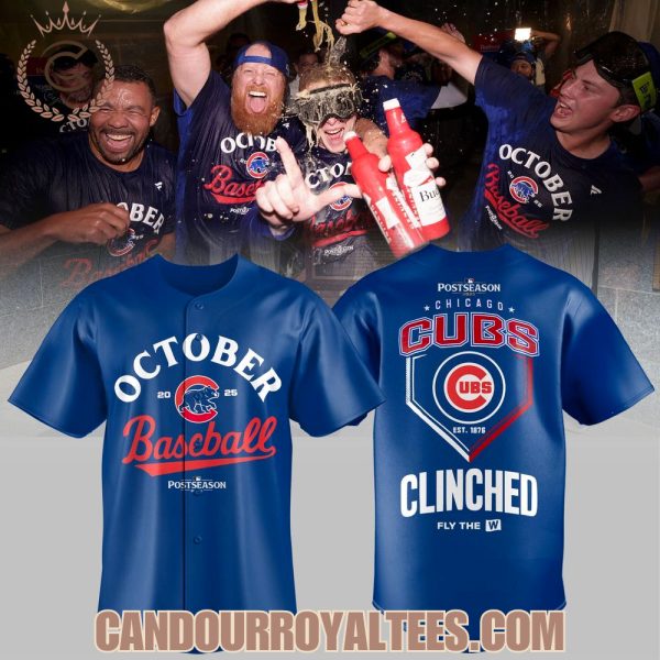 Chicago Cubs 2025 MLB Postseason Jersey