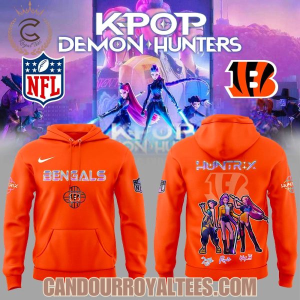 Cincinnati Bengals x K-pop Demon Hunters Hoodie