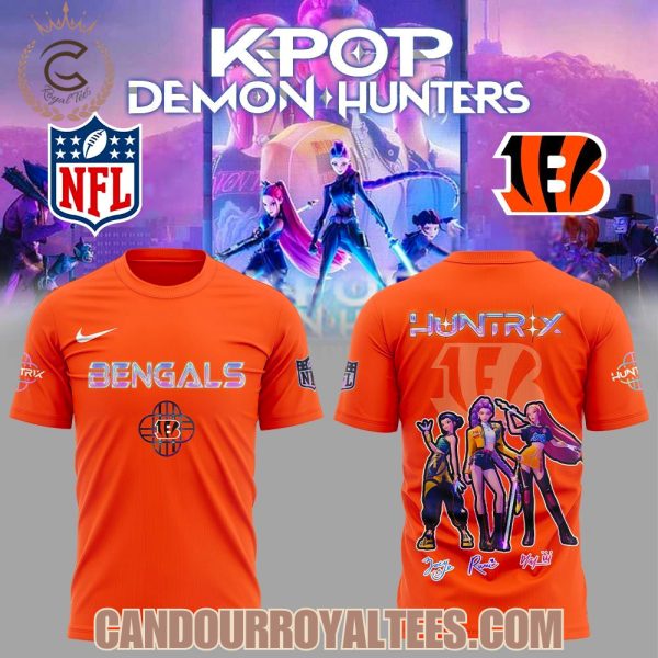 Cincinnati Bengals x K-pop Demon Hunters Hoodie