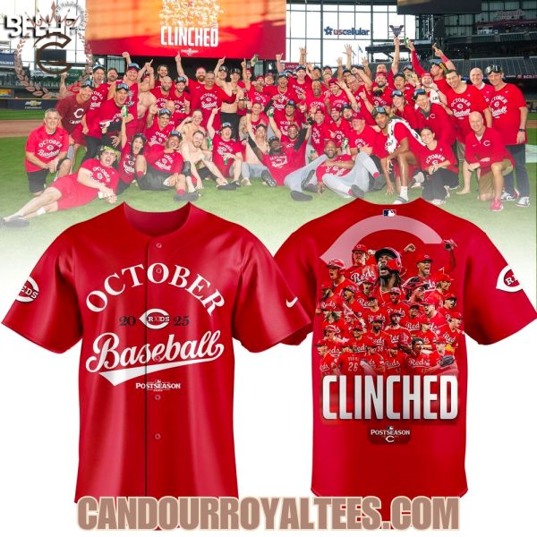 Cincinnati Reds October 2025 Postseason Jersey