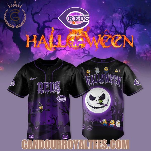 Cincinnati Reds x Minions Halloween Night Jersey