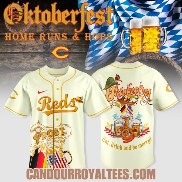 Cincinnati Reds x Oktoberfest Home Runs & Hops 2025 Jersey
