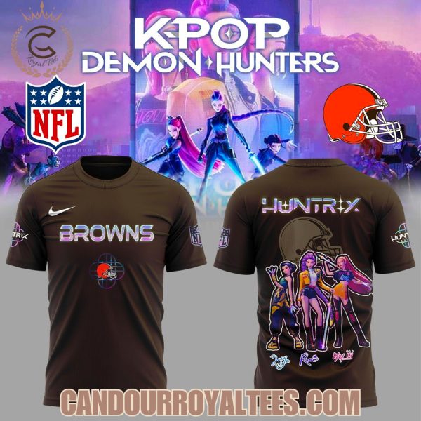 Cleveland Browns x K-pop Demon Hunters Hoodie