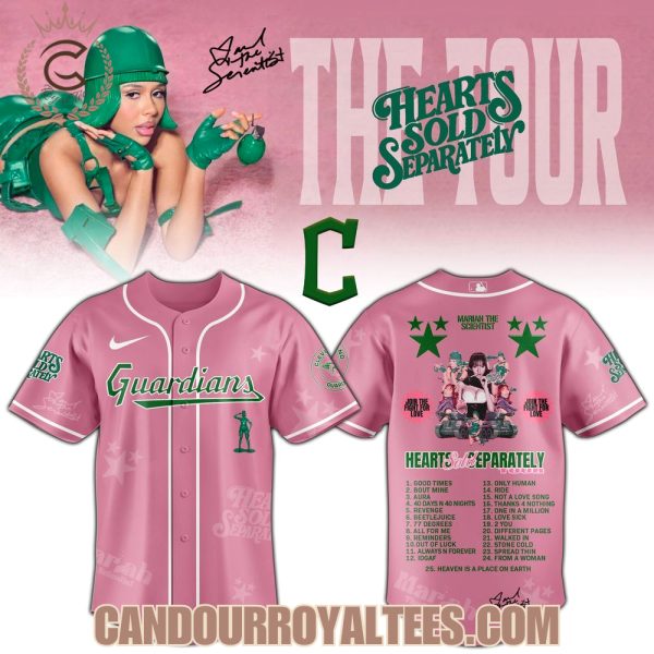 Cleveland Guardians x Mariah the Scientist Hearts Sold Separately Tour Jersey