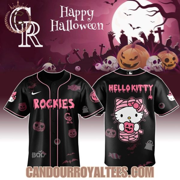 Colorado Rockies x Hello Kitty Cosplay Halloween Jersey