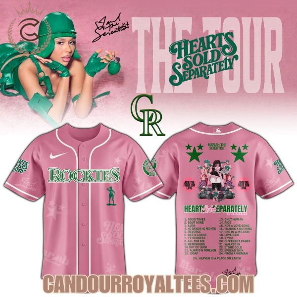 Colorado Rockies x Mariah the Scientist Hearts Sold Separately Tour Jersey