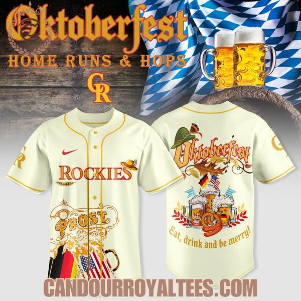 Colorado Rockies x Oktoberfest Home Runs & Hops 2025 Jersey