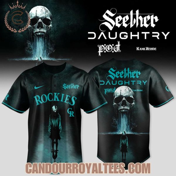 Colorado Rockies x Seether & Daughtry – Fall 2025 US Tour Jersey