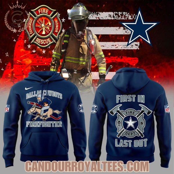 Dallas Cowboys Firefighter Appreciation 2025 Hoodie