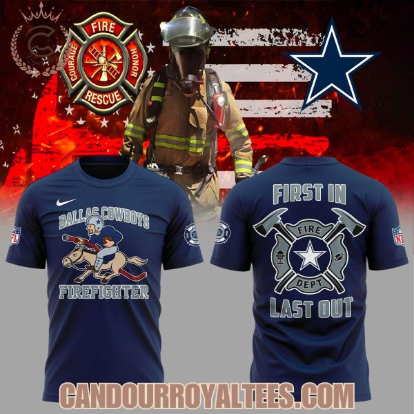 Dallas Cowboys Firefighter Appreciation 2025 Hoodie
