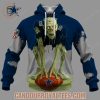 Kansas City Chiefs Zombie Halloween Design Hoodie