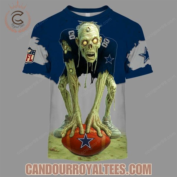 Dallas Cowboys Zombie Halloween Design Hoodie