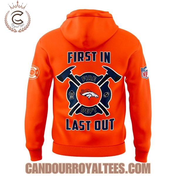 Denver Broncos Firefighter Appreciation 2025 Hoodie