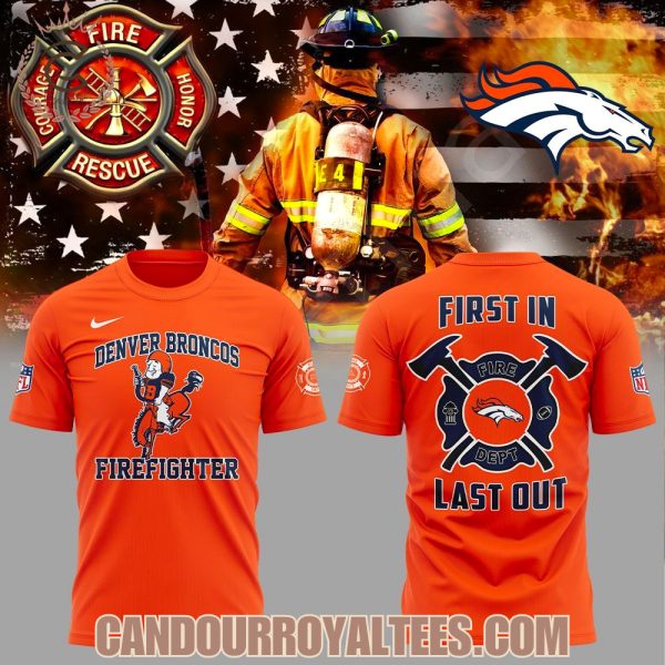 Denver Broncos Firefighter Appreciation 2025 Hoodie