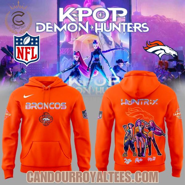 Denver Broncos x K-pop Demon Hunters Hoodie